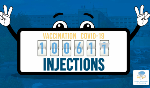 illustration Plus de 100 000 injections de vaccins Anti-covid au Centre Hospitalier de Tourcoing