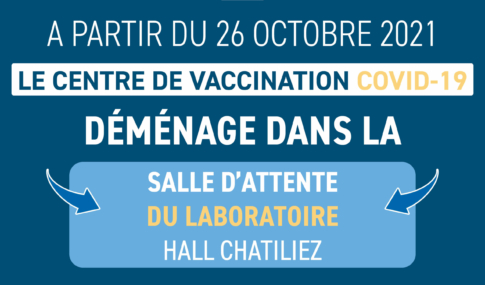 illustration Déménagement du Centre de Vaccination Covid-19