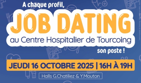 illustration 2ᵉ édition du Job dating du CH Tourcoing