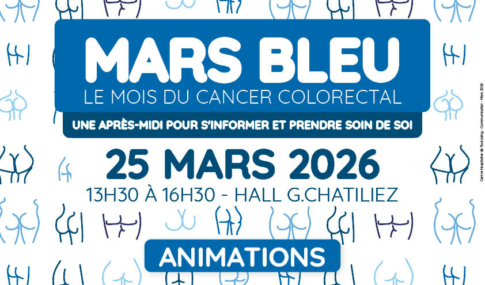 illustration Mars Bleu : bougez vos fesses, faites le test !